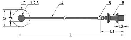 Drawing of baby warmer Temperature Sensor Drawing of baby warmer Temperature Sensor
